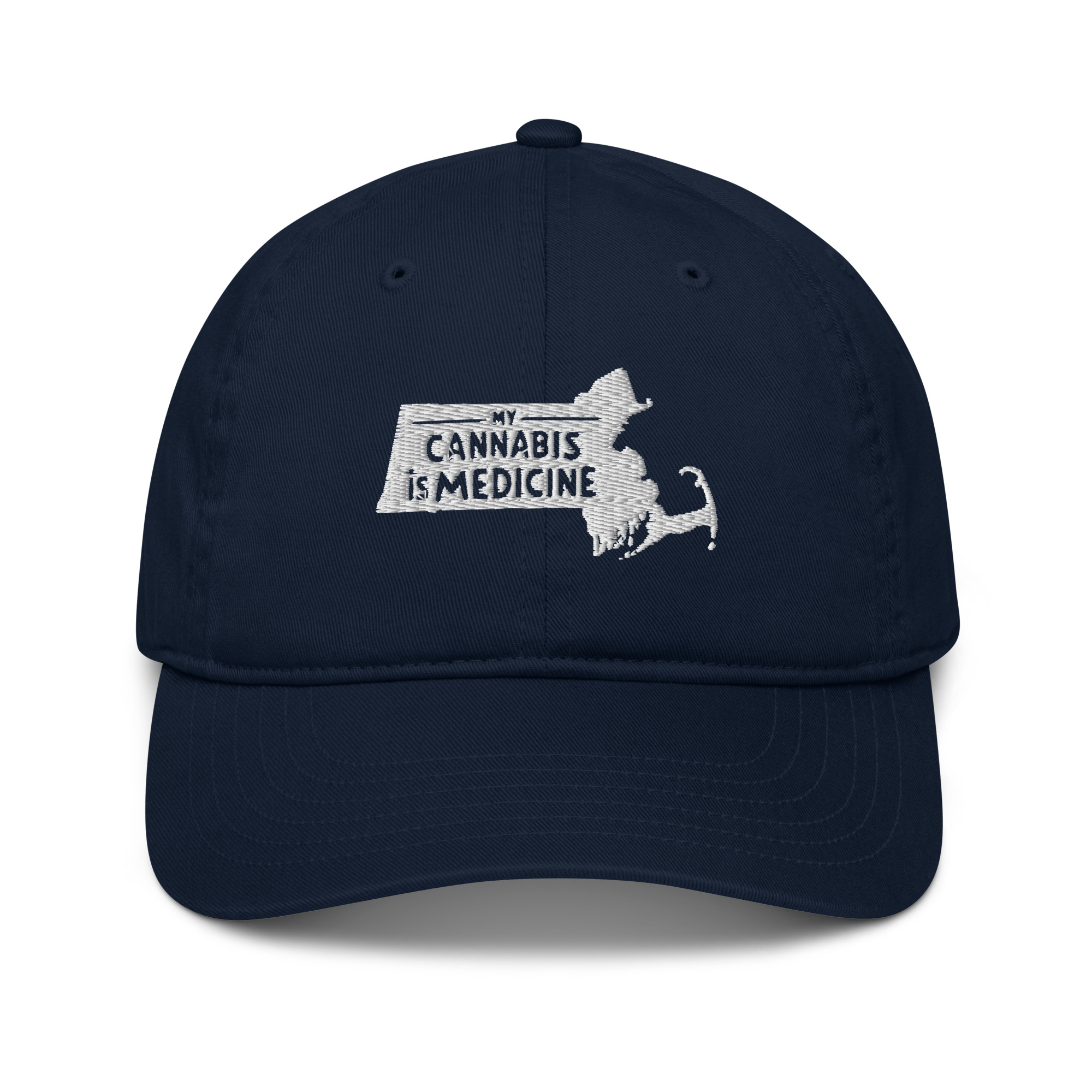 My Cannabis is Medicine™ Massachusetts organic dad cap Mass